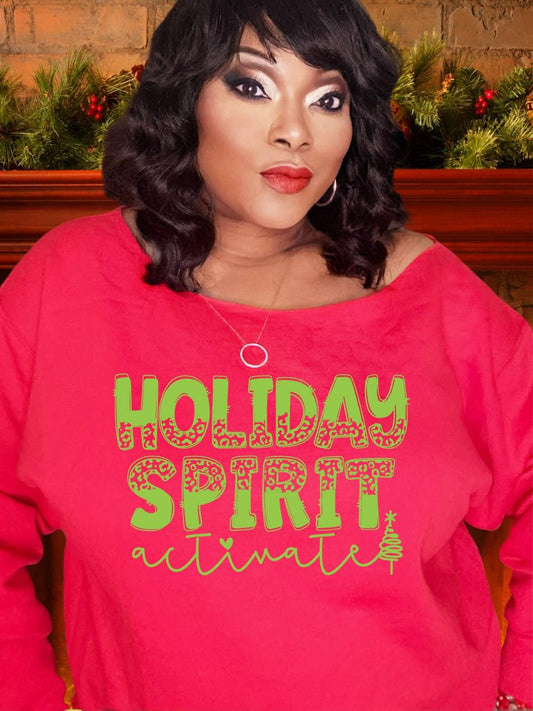 HOLIDAY SPIRIT ACTIVATE T-SHIRT