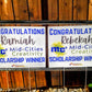 Yard signs w/metal stake