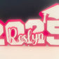 Grad Name Sign