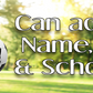 Sporty Yard Signs Single Sided