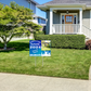 Yard signs w/metal stake