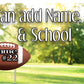 Sporty Yard Signs Single Sided